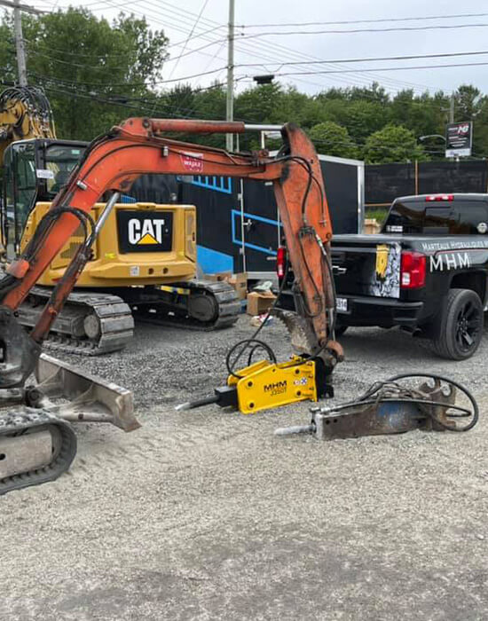 marteau hydraulique pour Saint-Hyacinthe